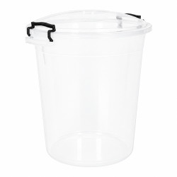 Recipient depozitare cu capac, 50L, 50 x 44 x 48 cm