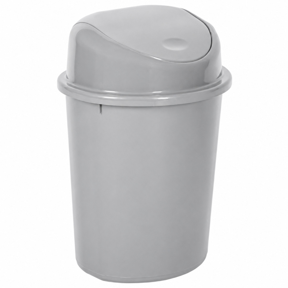 Cos de gunoi batant 4L, 20 x 17 x 29 cm, gri Cos de gunoi batant 4L, 20 x 17 x 29 cm, gri