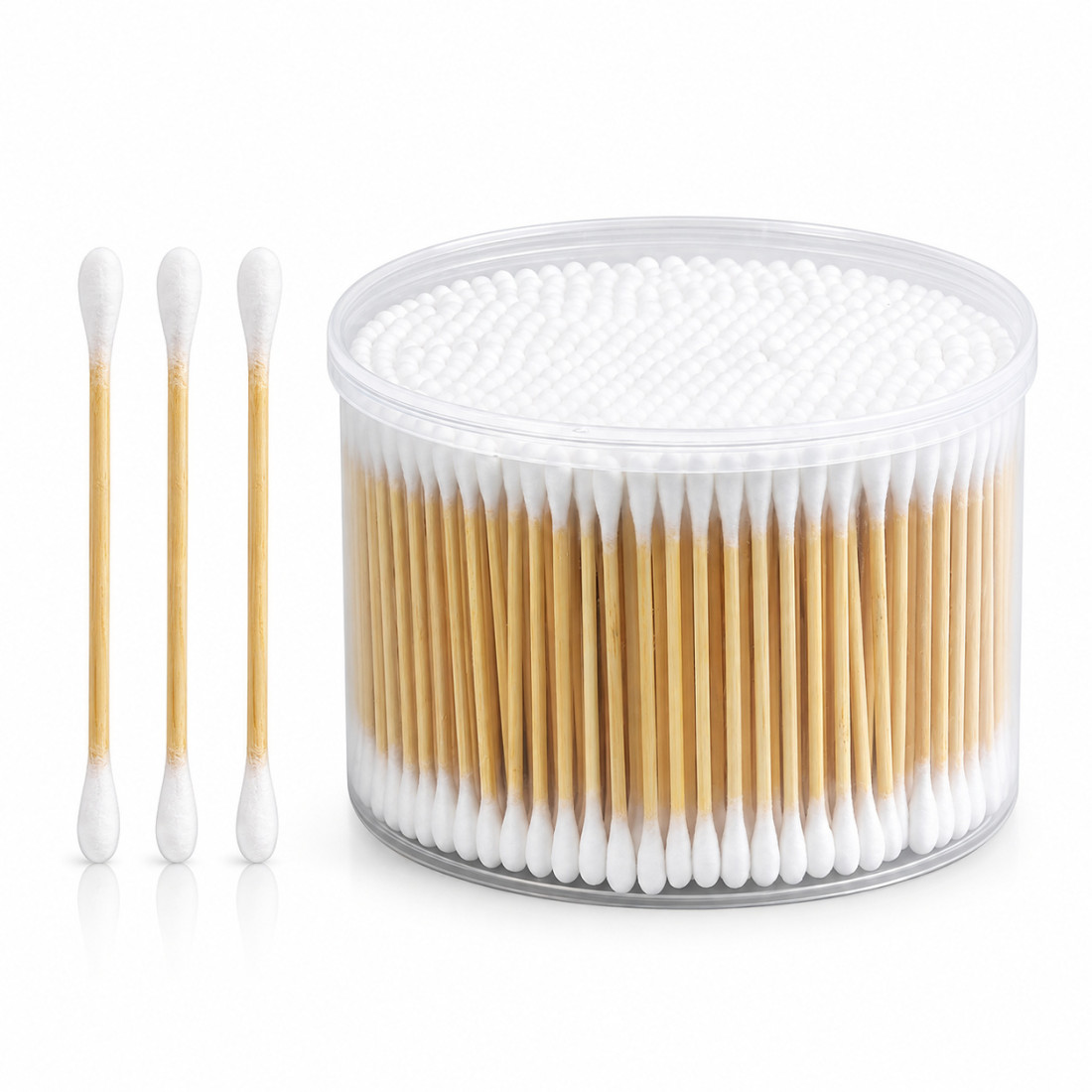 Set 500 Betisoare pentru urechi, cu cutie de depozitare, 100% bumbac, pentru machiaj, ingrijirea bebelusilor si a animalelor de companie, prim ajutor, curatenie in gospodarie, 500 bucati, alb Set 500 Betisoare pentru urechi, cu cutie de depozitare, 100% bumbac, pentru machiaj, ingrijirea bebelusilor si a animalelor de companie, prim ajutor, curatenie in gospodarie, 500 bucati, alb
