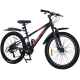 Bicicleta RDB BDF-TK300, roata 24 inch, negru cu portocaliu