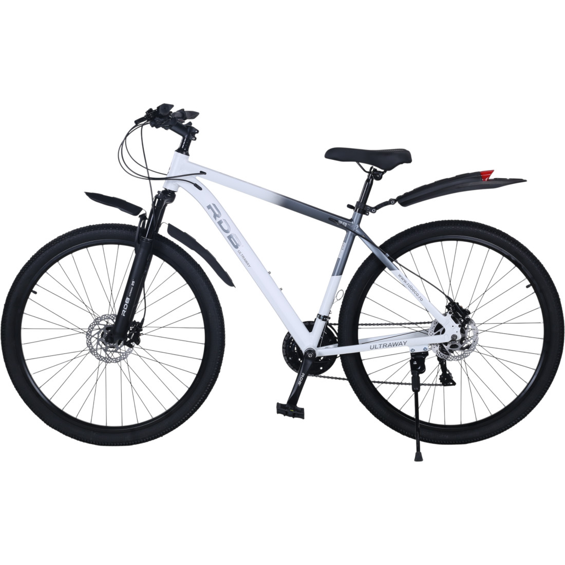 Bicicleta RDB BDF-SM, roata 29 inch, alb cu gri