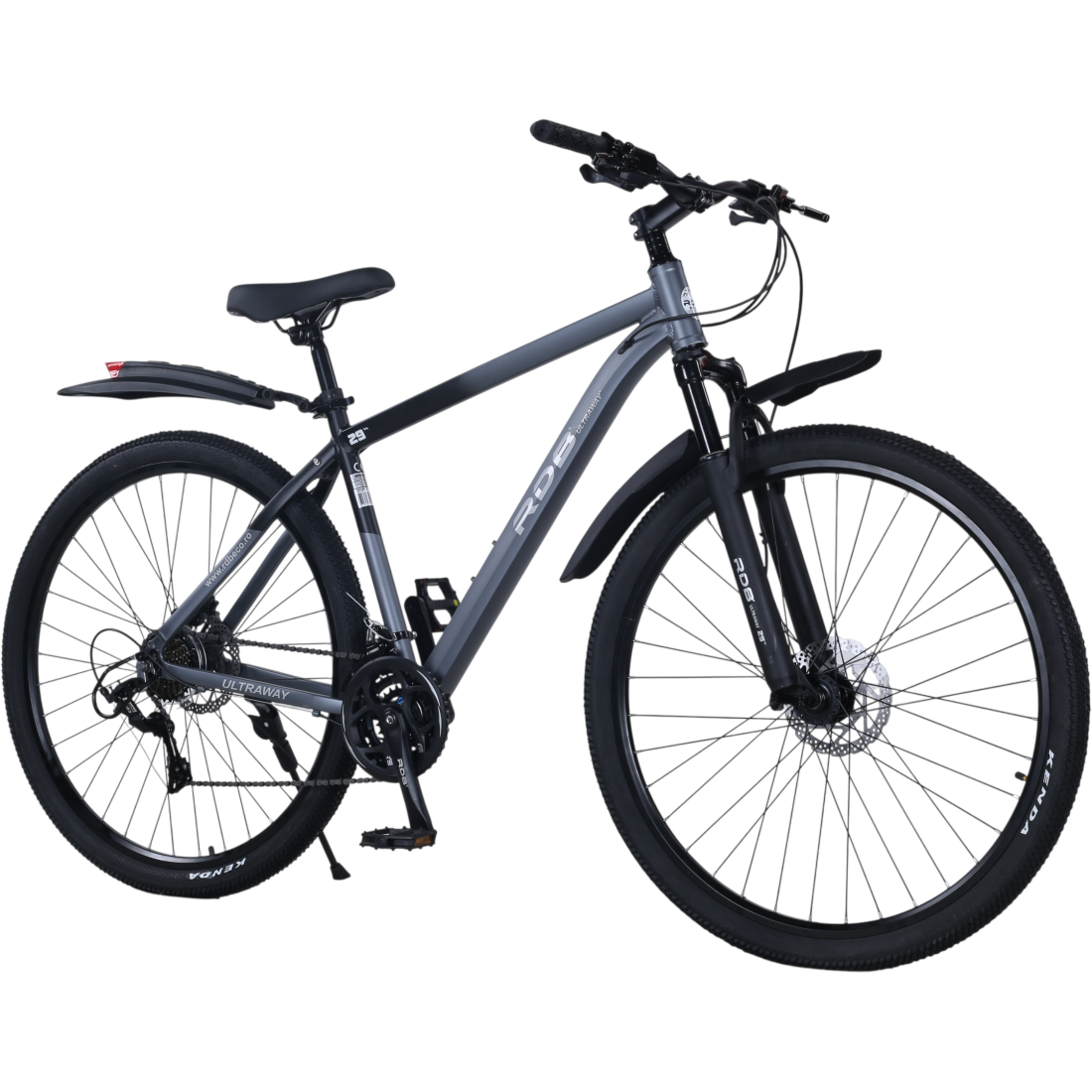 Bicicleta RDB BDF-SM, roata 29 inch, gri cu negru