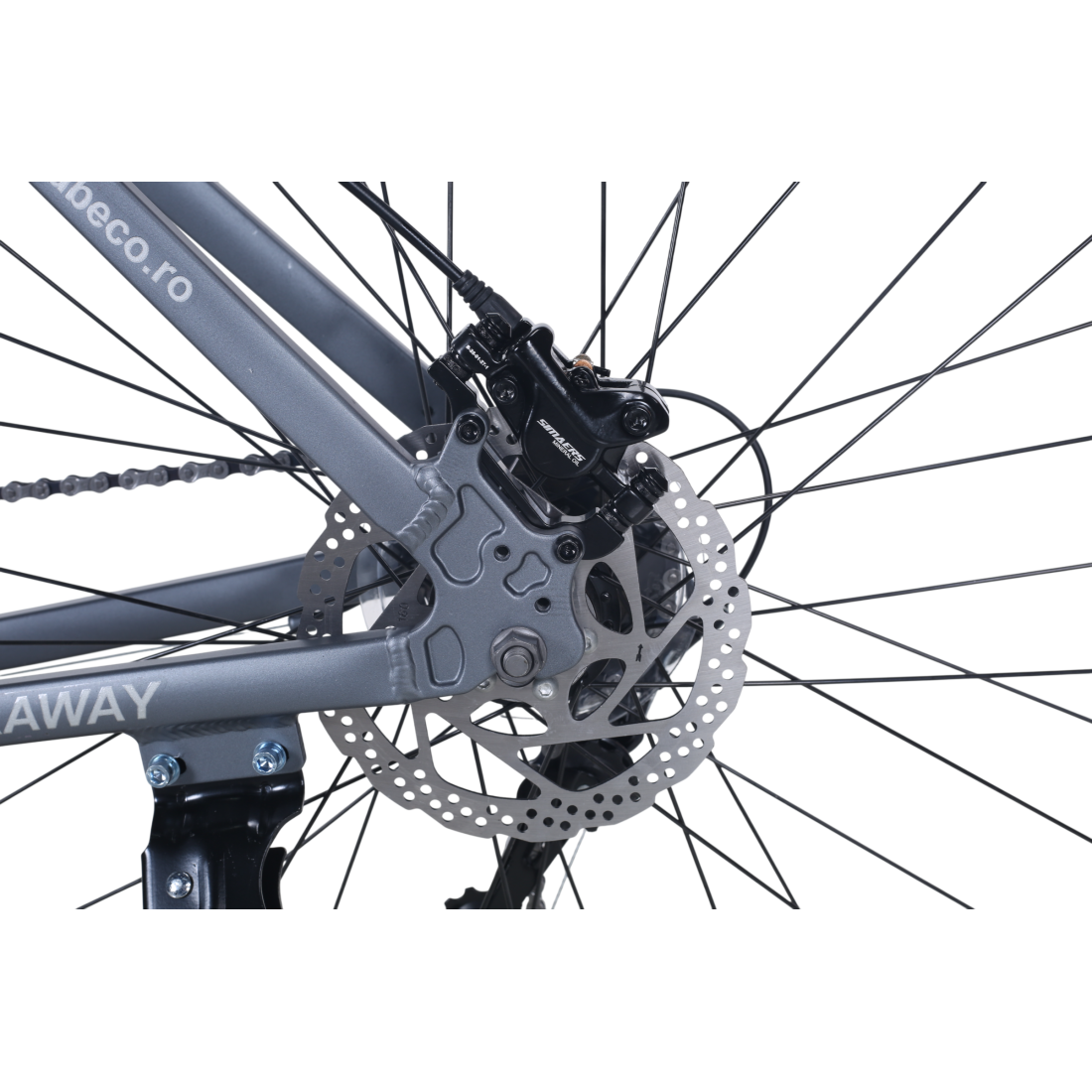 Bicicleta RDB BDF-SM, roata 29 inch, gri cu negru