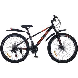 Bicicleta RDB BDF-TK300, roata 27.5 inch, negru cu portocaliu Bicicleta RDB BDF-TK300, roata 27.5 inch, negru cu portocaliu