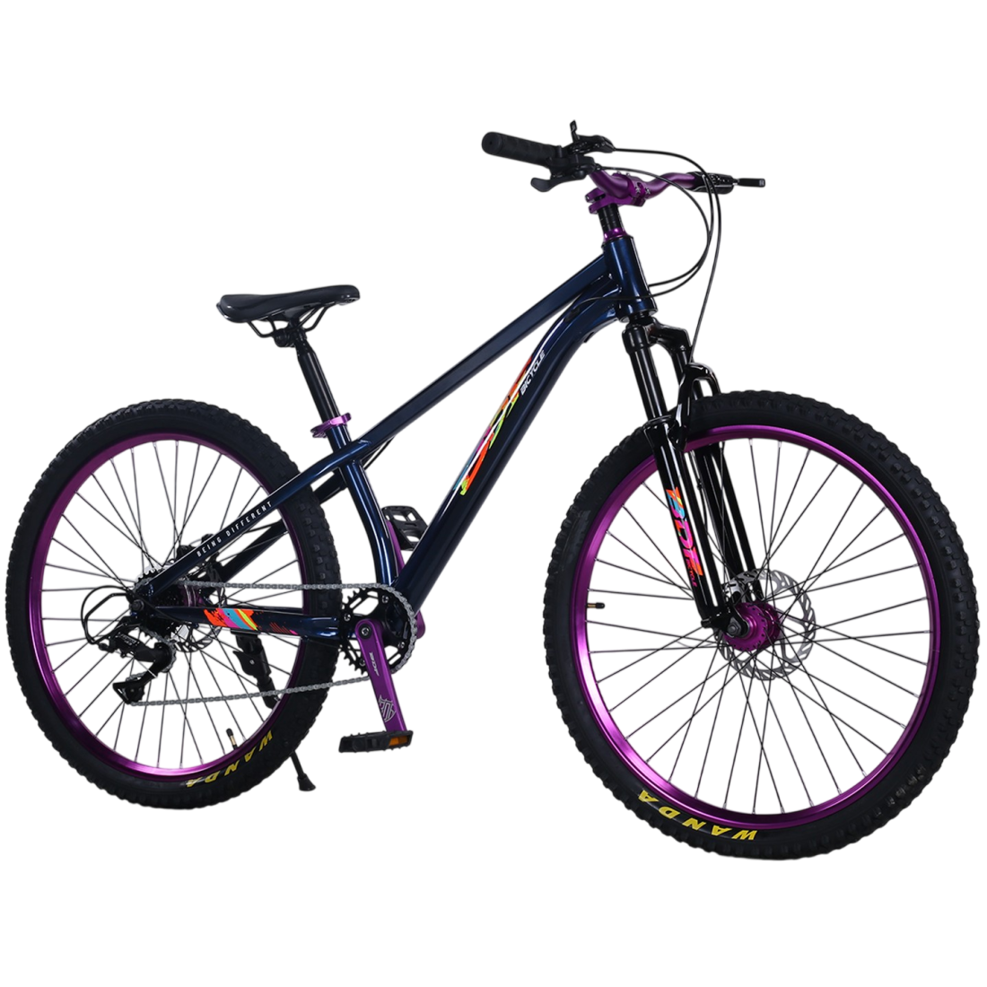 Bicicleta RDB BDF-TPC, roata 26 inch, albastru cu violet