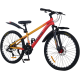 Bicicleta BDF-TZZ200, roata 26 inch, rosu cu galben