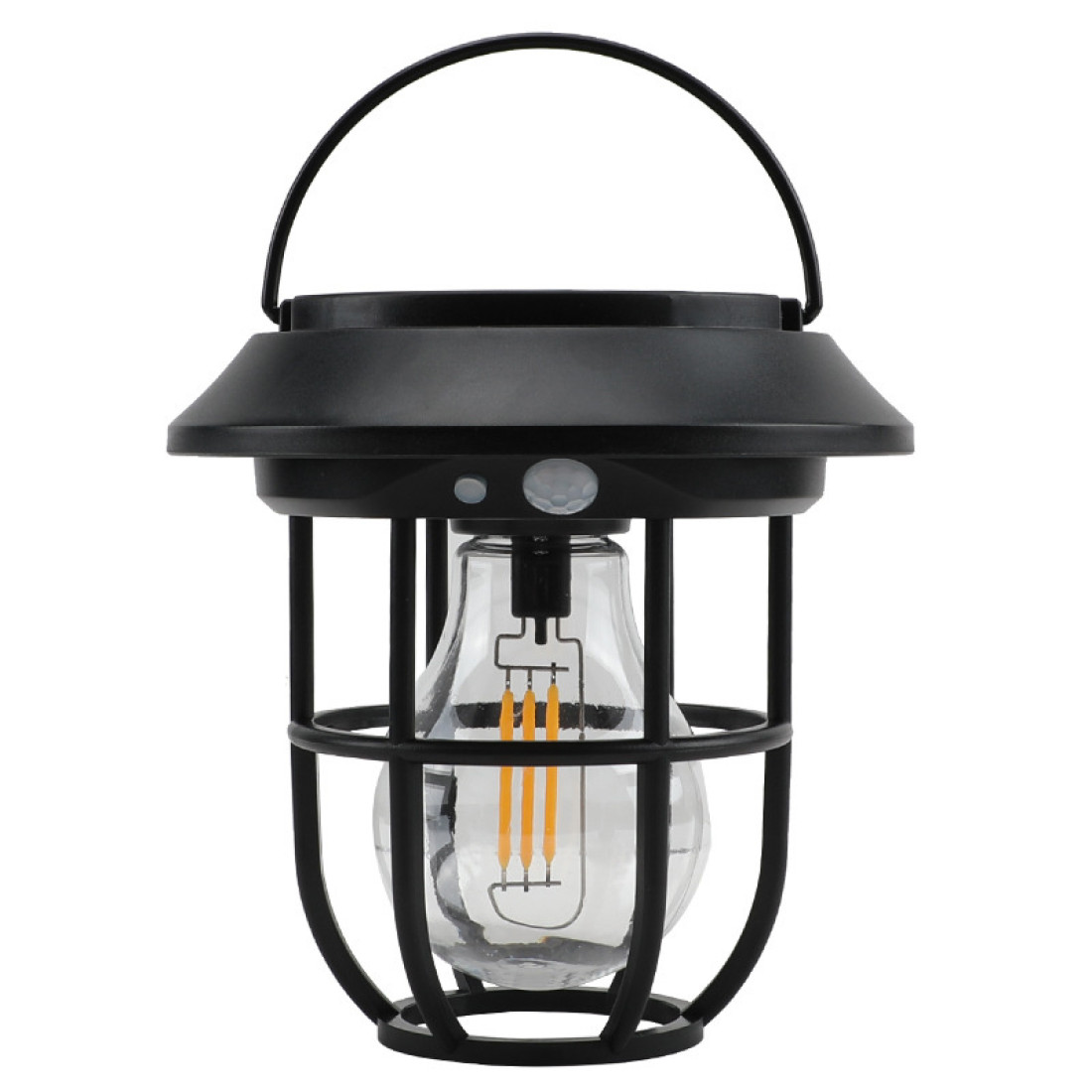 Lampa LED pentru camping, casa sau curte cu panou solar, 800 mAh