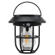Lampa LED pentru camping, casa sau curte cu panou solar, 800 mAh
