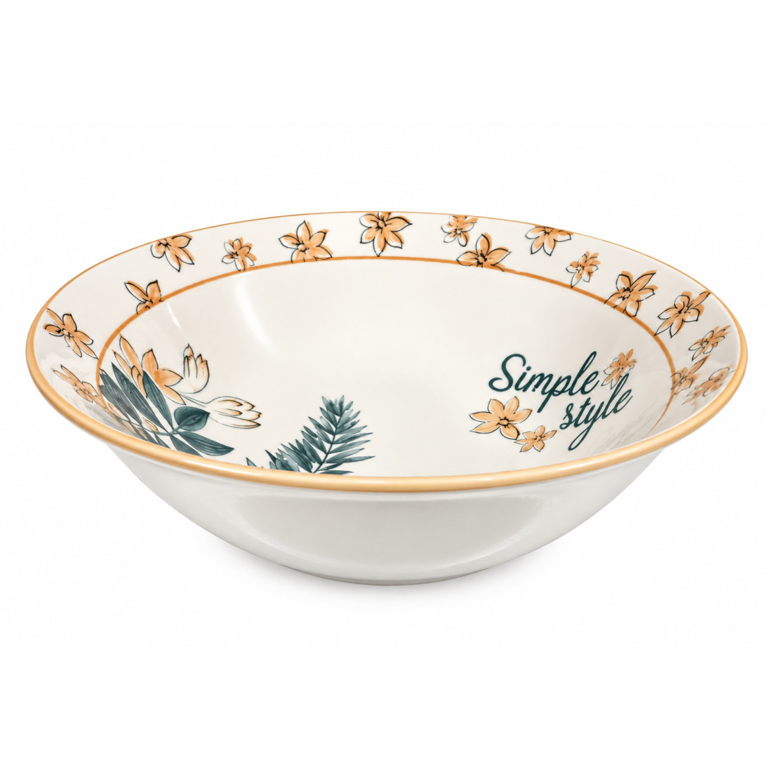 Bol ceramic "Simple style", 20 cm diametru, 6.5 cm inaltime Bol ceramic "Simple style", 20 cm diametru, 6.5 cm inaltime