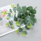 Buchet artificial decorativ cu frunze de eucalipt, verde, aspect natural Buchet artificial decorativ cu frunze de eucalipt, verde, aspect natural