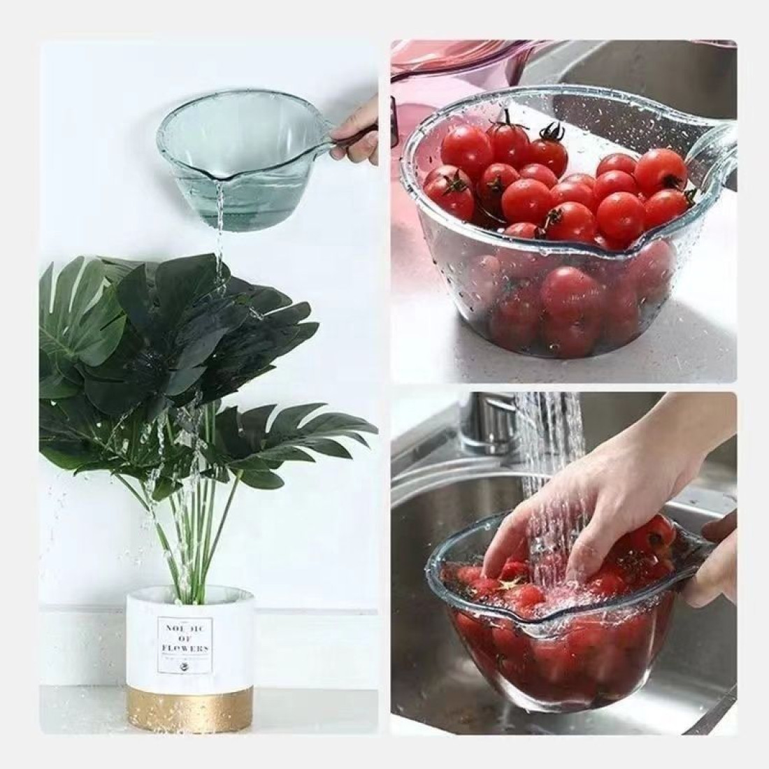 Polonic din plastic pentru apa cu maner, 30 x 9 cm, multifunctional, usor de curatat Polonic din plastic pentru apa cu maner, 30 x 9 cm, multifunctional, usor de curatat