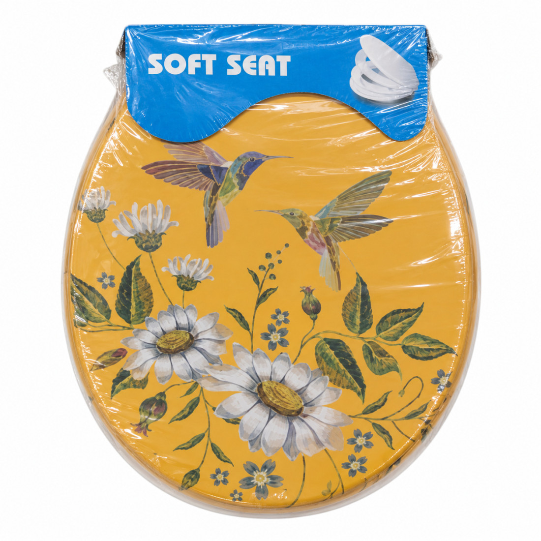 Capac WC din PVC cu imprimeu pe ambele fete, 41 x 36 cm, diverse modele Capac WC din PVC cu imprimeu pe ambele fete, 41 x 36 cm, diverse modele
