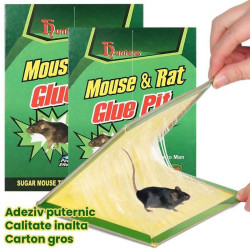 Capcane adezive tip carte pentru soareci si sobolani, eficiente si usor de folosit