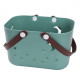 Cos depozitare din plastic cu manere, 28 x 20 x 18 cm, albastru Cos depozitare din plastic cu manere, 28 x 20 x 18 cm, albastru