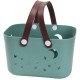 Cos depozitare din plastic cu manere, 28 x 20 x 18 cm, albastru Cos depozitare din plastic cu manere, 28 x 20 x 18 cm, albastru
