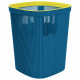 Cos de gunoi din plastic, 23.5 x 28 cm, design modern si compact, albastru