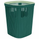 Cos de gunoi din plastic, 23.5 x 28 cm, design modern si compact, verde Cos de gunoi din plastic, 23.5 x 28 cm, design modern si compact, verde