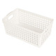 Cos organizator multifunctional din plastic, 30 x 14 x 12 cm, alb Cos organizator multifunctional din plastic, 30 x 14 x 12 cm, alb