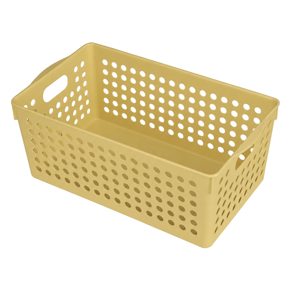 Cos organizator multifunctional din plastic, 30 x 14 x 12 cm, maro galbui Cos organizator multifunctional din plastic, 30 x 14 x 12 cm, maro galbui