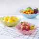 Cos pentru paine si fructe, model decorativ cu inimioare, plastic, diametru 25 cm, inaltime 7 cm Cos pentru paine si fructe, model decorativ cu inimioare, plastic, diametru 25 cm, inaltime 7 cm