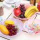 Cos pentru paine si fructe, model decorativ cu inimioare, plastic, diametru 25 cm, inaltime 7 cm Cos pentru paine si fructe, model decorativ cu inimioare, plastic, diametru 25 cm, inaltime 7 cm