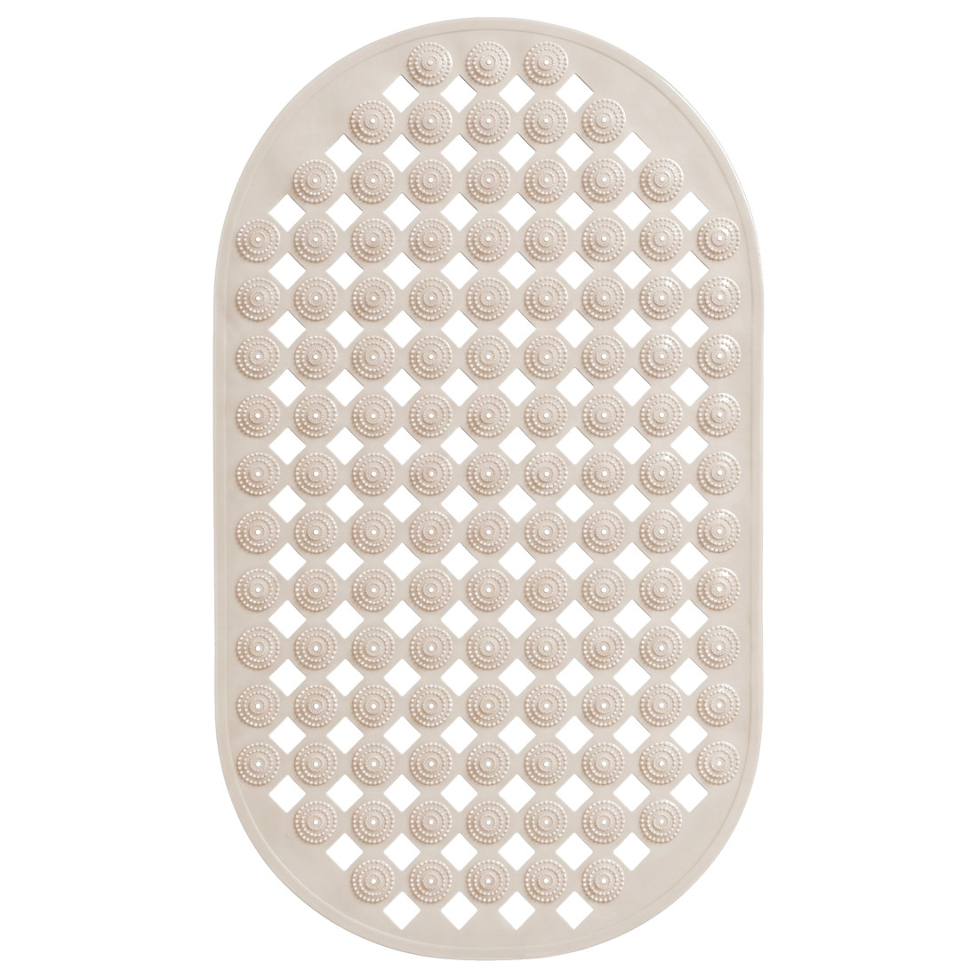 Covoras baie, antiderapant, oval, 36 x 69 cm, bej Covoras baie, antiderapant, oval, 36 x 69 cm, bej