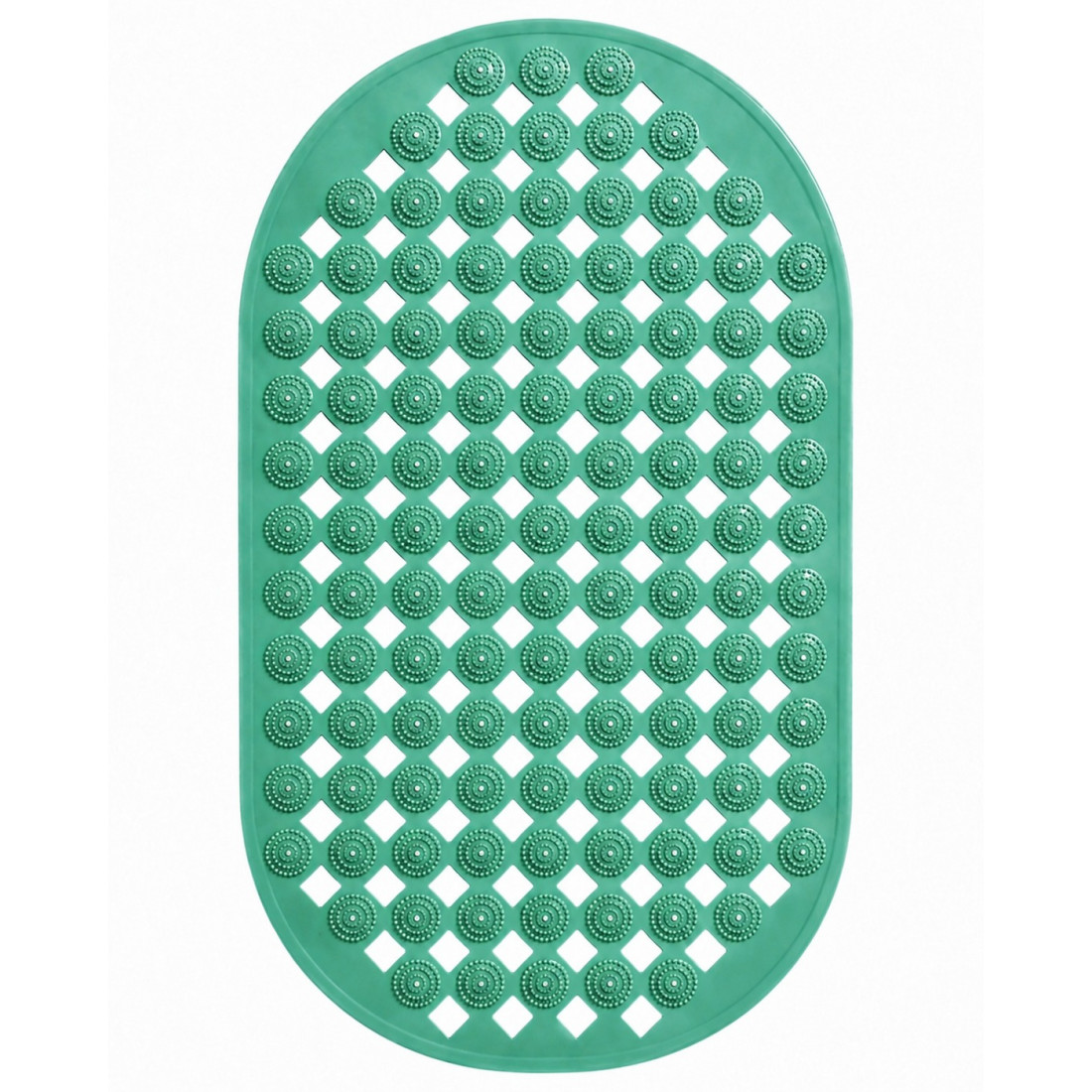 Covoras baie, antiderapant, oval, 36 x 69 cm, verde Covoras baie, antiderapant, oval, 36 x 69 cm, verde