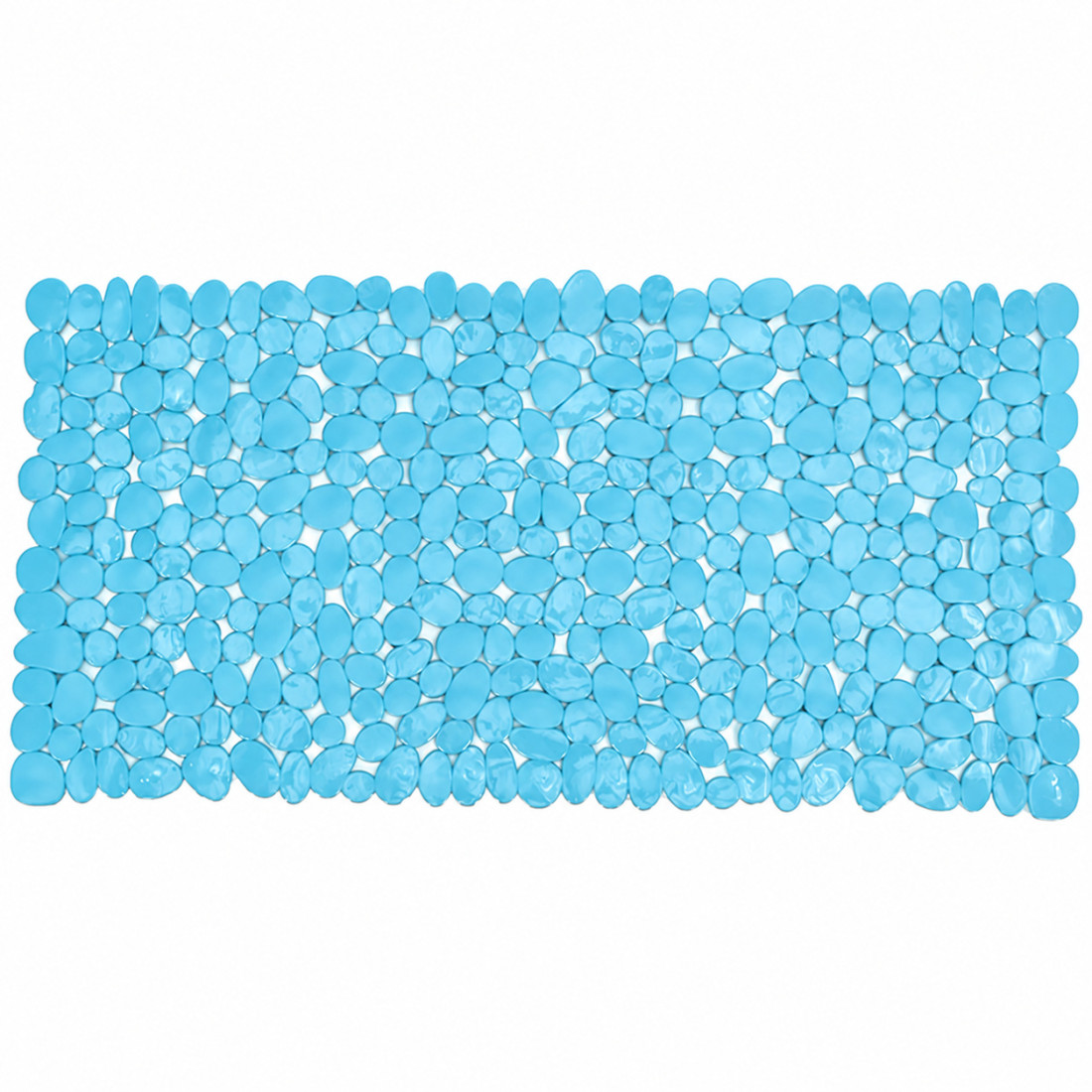 Covoras de baie antiderapant cu ventuze, model pietricele, 68 x 37 cm