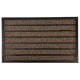 Covoras intrare cauciuc, 75 cm x 45 cm, tip gazon artificial, antiderapant, maro