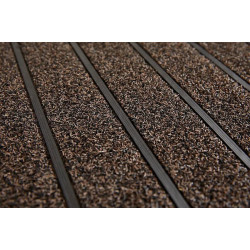 Covoras intrare cauciuc, 75 cm x 45 cm, tip gazon artificial, antiderapant, maro Covoras intrare cauciuc, 75 cm x 45 cm, tip gazon artificial, antiderapant, maro