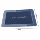 Covor de baie super absorbant, antiderapant, uscare rapida, microfibra, 58 x 38 cm, albastru Covor de baie super absorbant, antiderapant, uscare rapida, microfibra, 58 x 38 cm, albastru