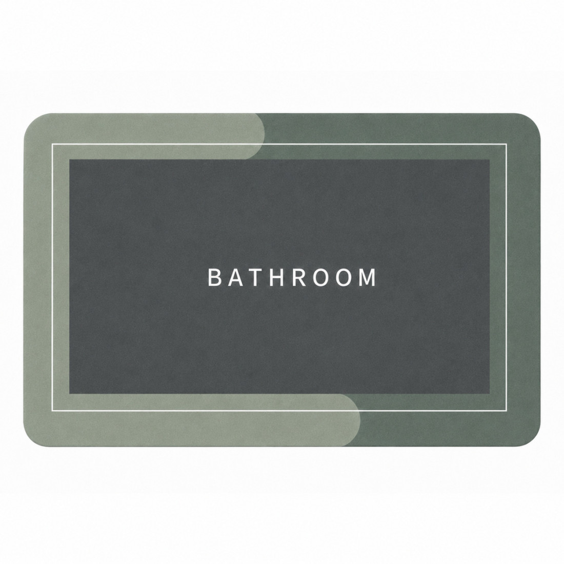 Covor de baie super absorbant, antiderapant, uscare rapida, microfibra, 58 x 38 cm, verde Covor de baie super absorbant, antiderapant, uscare rapida, microfibra, 58 x 38 cm, verde