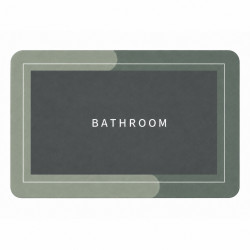 Covor de baie super absorbant, antiderapant, uscare rapida, microfibra, 58 x 38 cm, verde Covor de baie super absorbant, antiderapant, uscare rapida, microfibra, 58 x 38 cm, verde