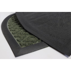Covoras intrare semicerc, 40 cm x 60 cm, cauciuc, polietilena, antiderapant, rezistent, decorativ, verde Covoras intrare semicerc, 40 cm x 60 cm, cauciuc, polietilena, antiderapant, rezistent, decorativ, verde