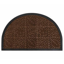 Covoras intrare semicerc, 45 cm x 75 cm, cauciuc, polietilena, antiderapant, rezistent, decorativ, maro Covoras intrare semicerc, 45 cm x 75 cm, cauciuc, polietilena, antiderapant, rezistent, decorativ, maro