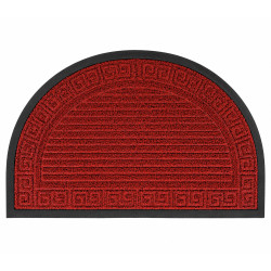 Covoras intrare semicerc, 45 cm x 75 cm, cauciuc, polietilena, antiderapant, rezistent, decorativ, rosu Covoras intrare semicerc, 45 cm x 75 cm, cauciuc, polietilena, antiderapant, rezistent, decorativ, rosu