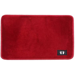 Covoras baie din microfibra, 38 x 58 cm, antiderapant, super absorbant, uscare rapida, moale, rosu Covoras baie din microfibra, 38 x 58 cm, antiderapant, super absorbant, uscare rapida, moale, rosu