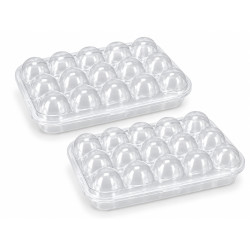 Cutie depozitare pentru 15 oua, practica si reutilizabila Cutie depozitare pentru 15 oua, practica si reutilizabila