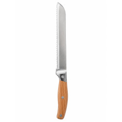 Cutit de bucatarie zimtat cu maner din plastic, 32 cm, lama 20 cm Cutit de bucatarie zimtat cu maner din plastic, 32 cm, lama 20 cm