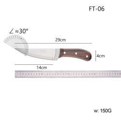 Cutit profesional FT-06 pentru dezosat si transat carne, otel inoxidabil, maner ergonomic din plastic Cutit profesional FT-06 pentru dezosat si transat carne, otel inoxidabil, maner ergonomic din plastic
