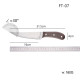 Cutit profesional FT-07 pentru dezosat si transat carne, otel inoxidabil, maner ergonomic din plastic Cutit profesional FT-07 pentru dezosat si transat carne, otel inoxidabil, maner ergonomic din plastic