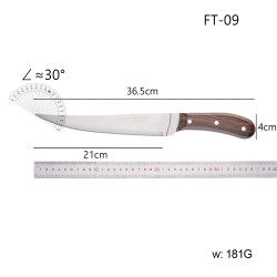 Cutit profesional FT-09 pentru dezosat si transat carne, otel inoxidabil, maner ergonomic din plastic Cutit profesional FT-09 pentru dezosat si transat carne, otel inoxidabil, maner ergonomic din plastic