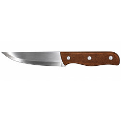 Cutit din Inox cu maner din lemn MG701, 18 cm lama, 30 cm lungime totala