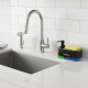 Dozator sapun si detergent vase 2 in 1, cu suport pentru burete, design simplu de curatat, set 2 dozatoare, baza antiderapanta Dozator sapun si detergent vase 2 in 1, cu suport pentru burete, design simplu de curatat, set 2 dozatoare, baza antiderapanta