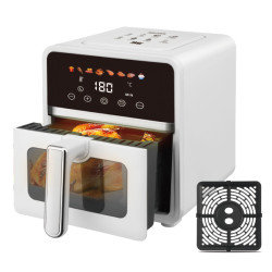 Friteuza DSP KB2190, 5L, 1400W, 80-200°C, Timer, 8 Programe