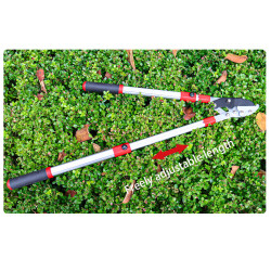 Foarfeca pentru crengi cu manere telescopice din aluminiu, lame 8 cm Foarfeca pentru crengi cu manere telescopice din aluminiu, lame 8 cm