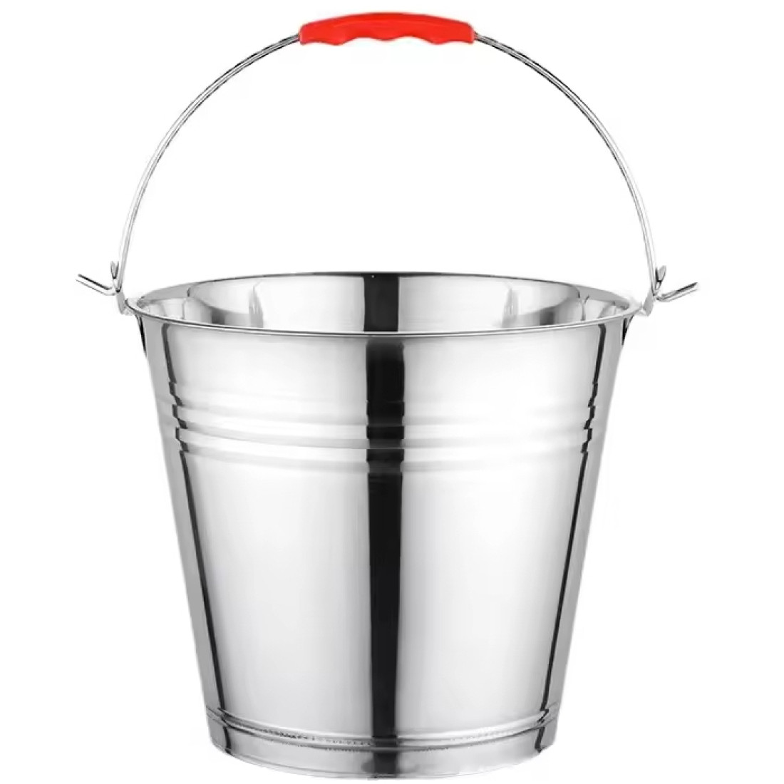 Galeata inox 10L cu maner metalic, rezistenta la rugina si coroziune, durabila, usor de curatat, diametru 30 cm, dimensiuni 29 x 26 cm Galeata inox 10L cu maner metalic, rezistenta la rugina si coroziune, durabila, usor de curatat, diametru 30 cm, dimensiuni 29 x 26 cm
