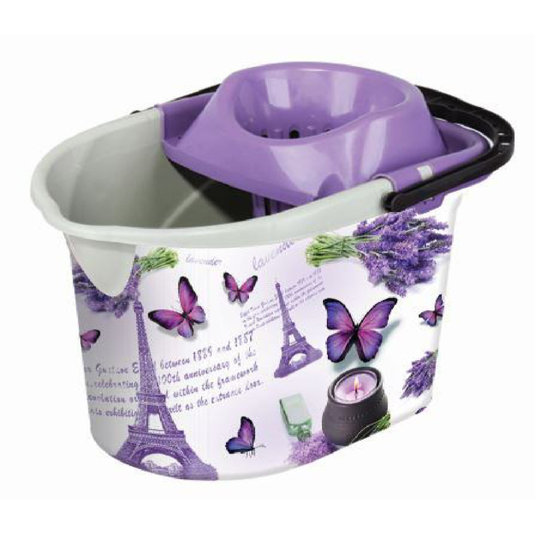 Galeata cu mop cu model, 13L, 30 x 40 x 30 cm