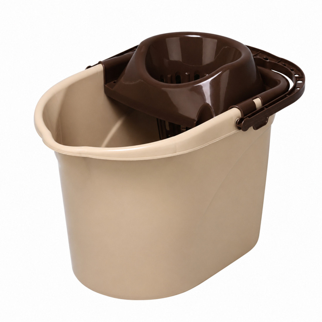 Galeata mop, 13L, 30 x 40 x 30 cm, maro