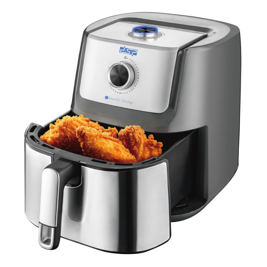 Friteuza DSP KB2181, 6.5L, 1600W, 80-200°C, Timer Friteuza DSP KB2181, 6.5L, 1600W, 80-200°C, Timer